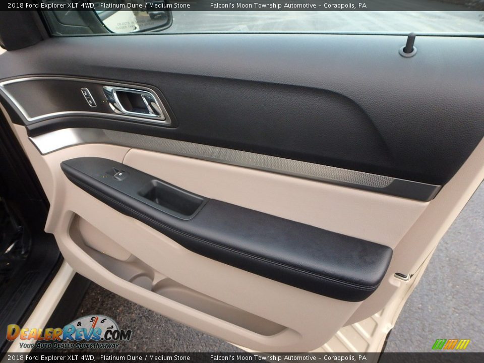 2018 Ford Explorer XLT 4WD Platinum Dune / Medium Stone Photo #13