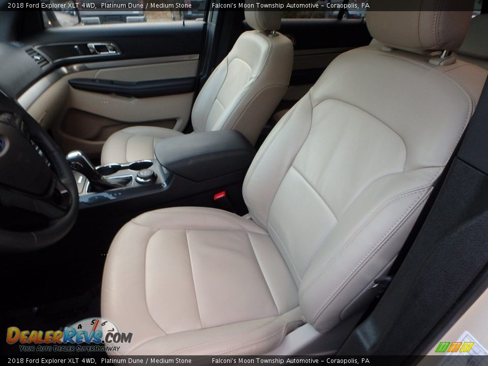 2018 Ford Explorer XLT 4WD Platinum Dune / Medium Stone Photo #16