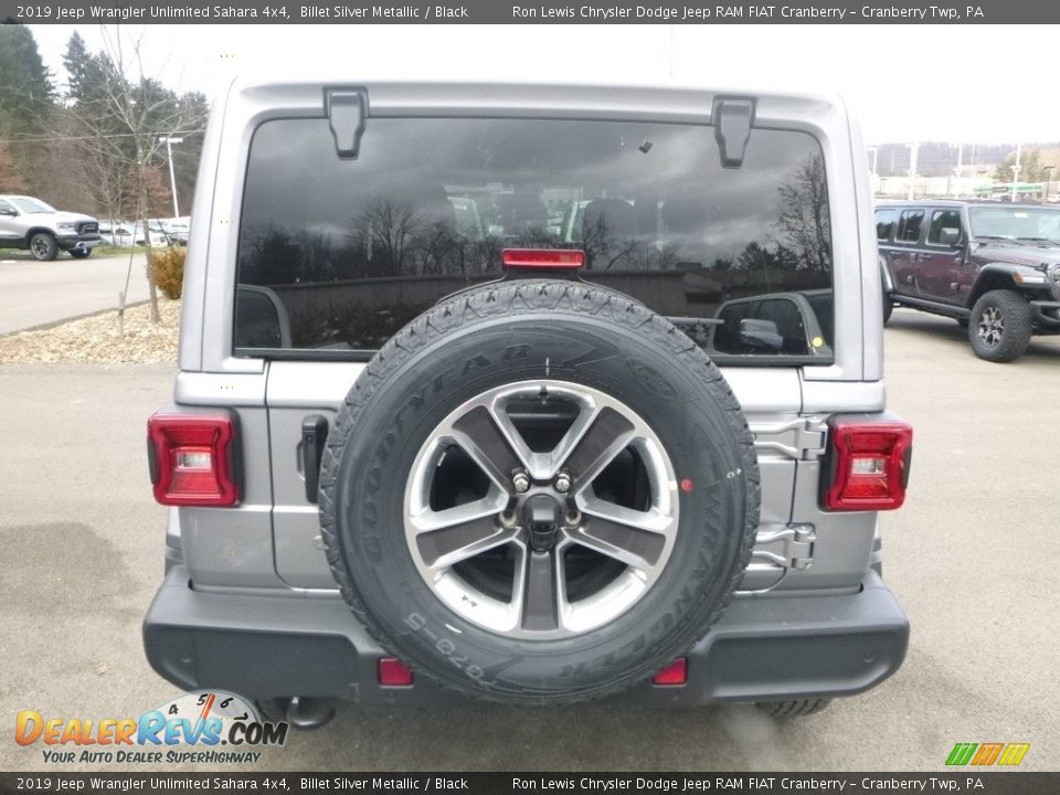 2019 Jeep Wrangler Unlimited Sahara 4x4 Billet Silver Metallic / Black Photo #5