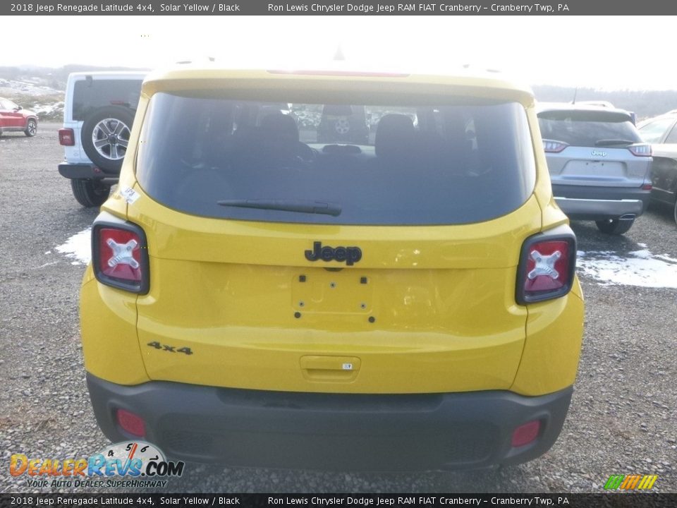 2018 Jeep Renegade Latitude 4x4 Solar Yellow / Black Photo #5