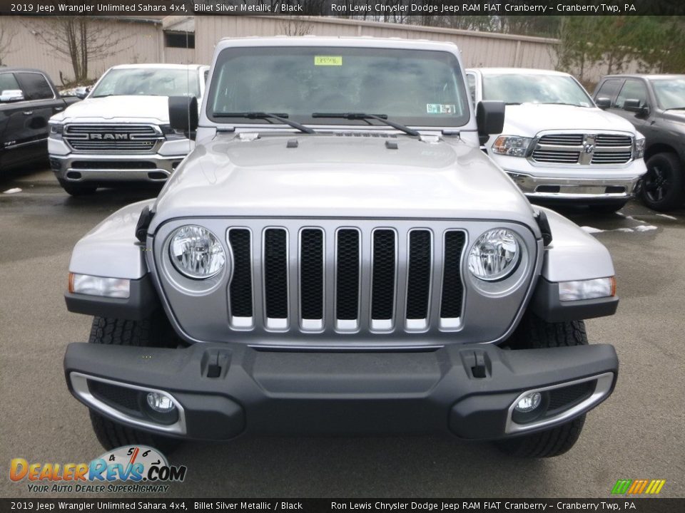 2019 Jeep Wrangler Unlimited Sahara 4x4 Billet Silver Metallic / Black Photo #9