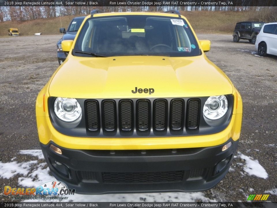 2018 Jeep Renegade Latitude 4x4 Solar Yellow / Black Photo #9