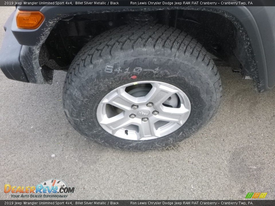 2019 Jeep Wrangler Unlimited Sport 4x4 Billet Silver Metallic / Black Photo #2