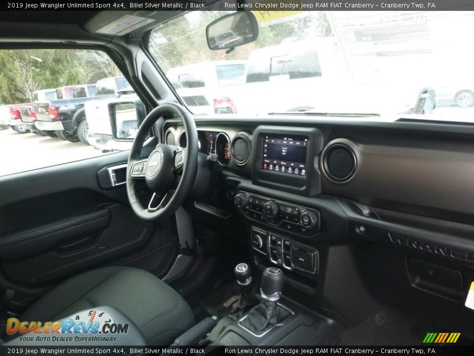2019 Jeep Wrangler Unlimited Sport 4x4 Billet Silver Metallic / Black Photo #12