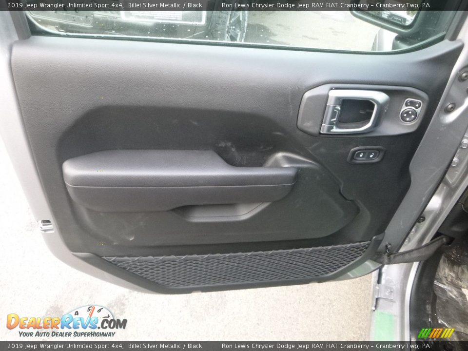 2019 Jeep Wrangler Unlimited Sport 4x4 Billet Silver Metallic / Black Photo #15