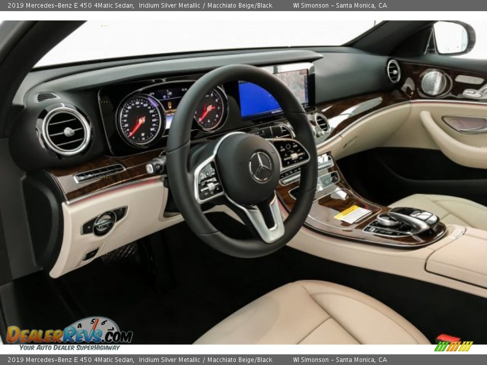 2019 Mercedes-Benz E 450 4Matic Sedan Iridium Silver Metallic / Macchiato Beige/Black Photo #4
