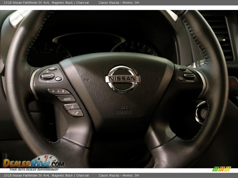 2018 Nissan Pathfinder SV 4x4 Magnetic Black / Charcoal Photo #7
