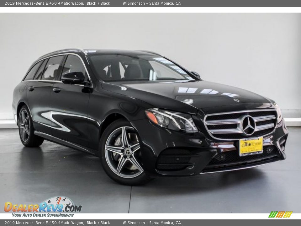 2019 Mercedes-Benz E 450 4Matic Wagon Black / Black Photo #12