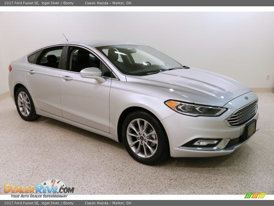 2017 Ford Fusion SE Ingot Silver / Ebony Photo #1