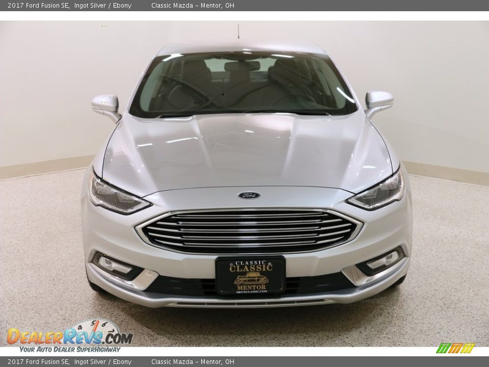 2017 Ford Fusion SE Ingot Silver / Ebony Photo #2