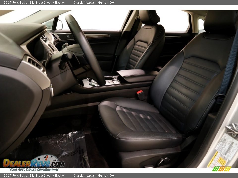 2017 Ford Fusion SE Ingot Silver / Ebony Photo #6