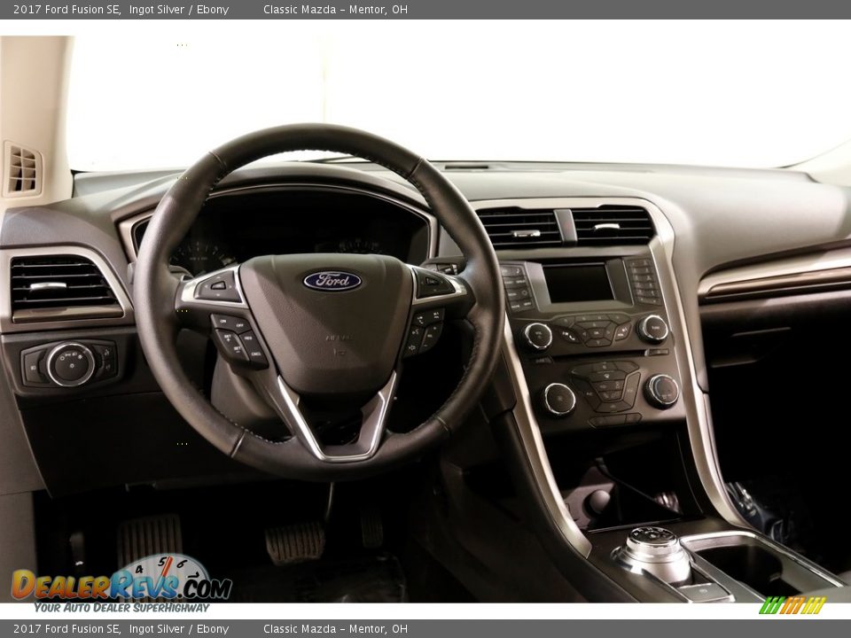 2017 Ford Fusion SE Ingot Silver / Ebony Photo #7