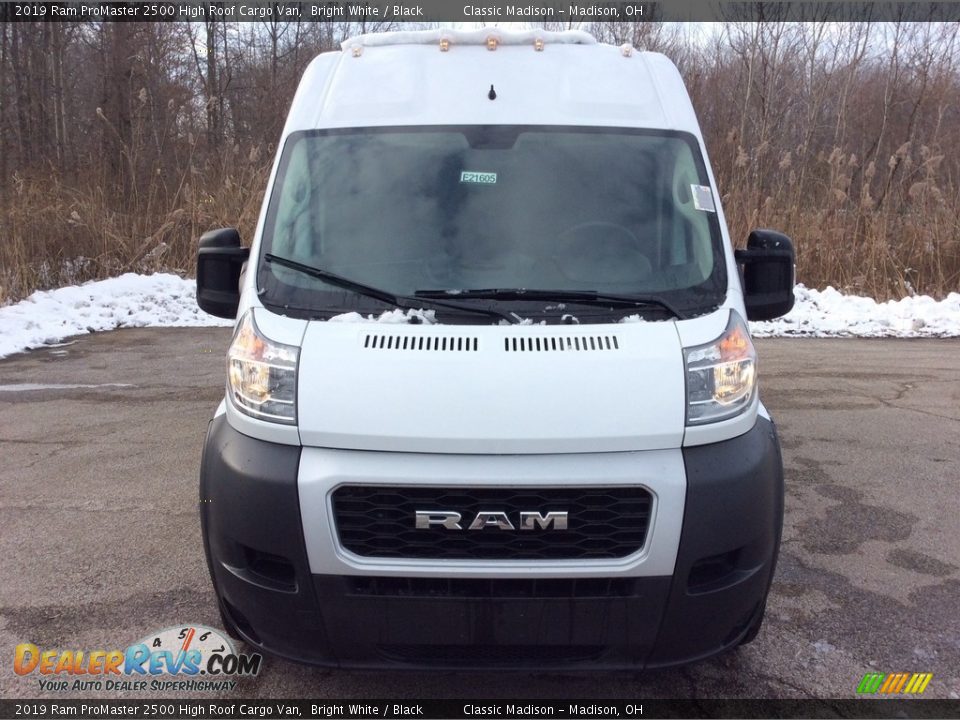 2019 Ram ProMaster 2500 High Roof Cargo Van Bright White / Black Photo #2