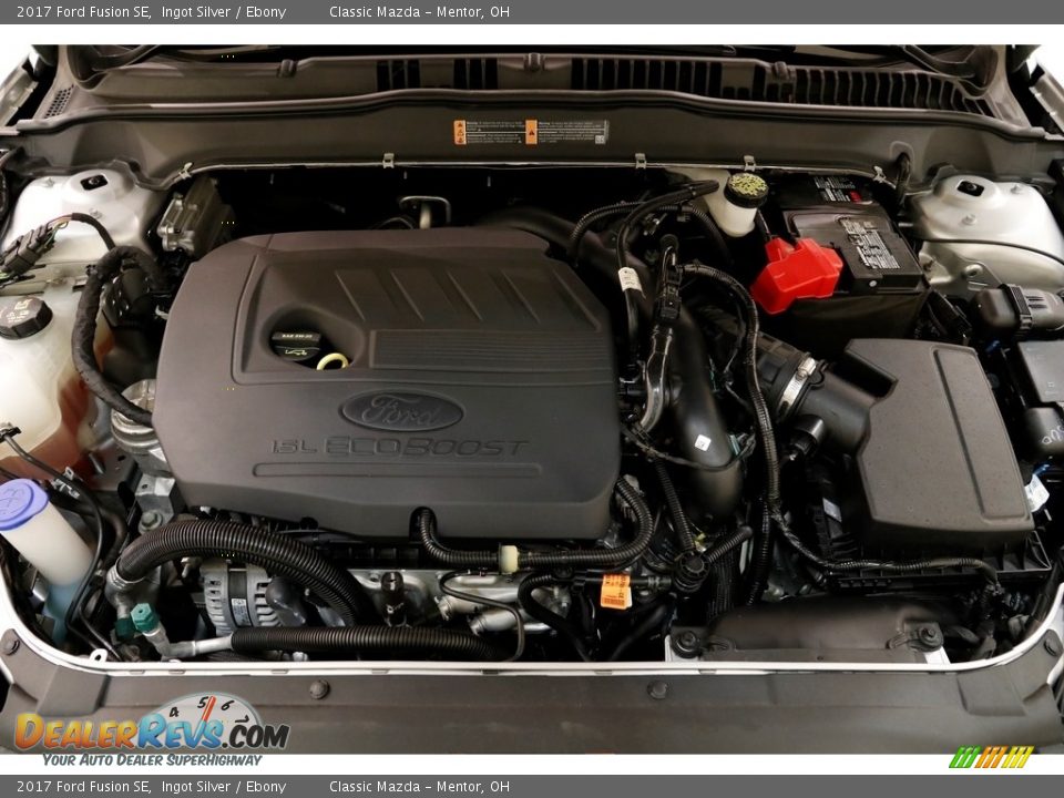 2017 Ford Fusion SE Ingot Silver / Ebony Photo #19