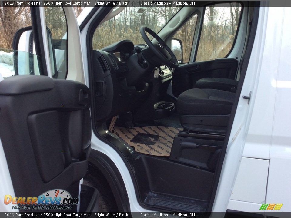 2019 Ram ProMaster 2500 High Roof Cargo Van Bright White / Black Photo #10