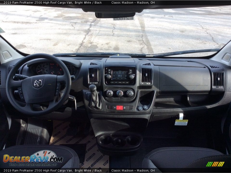 2019 Ram ProMaster 2500 High Roof Cargo Van Bright White / Black Photo #12