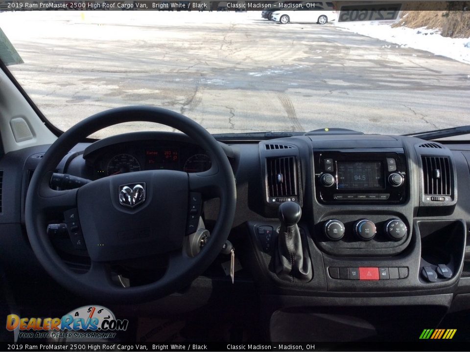 2019 Ram ProMaster 2500 High Roof Cargo Van Bright White / Black Photo #13