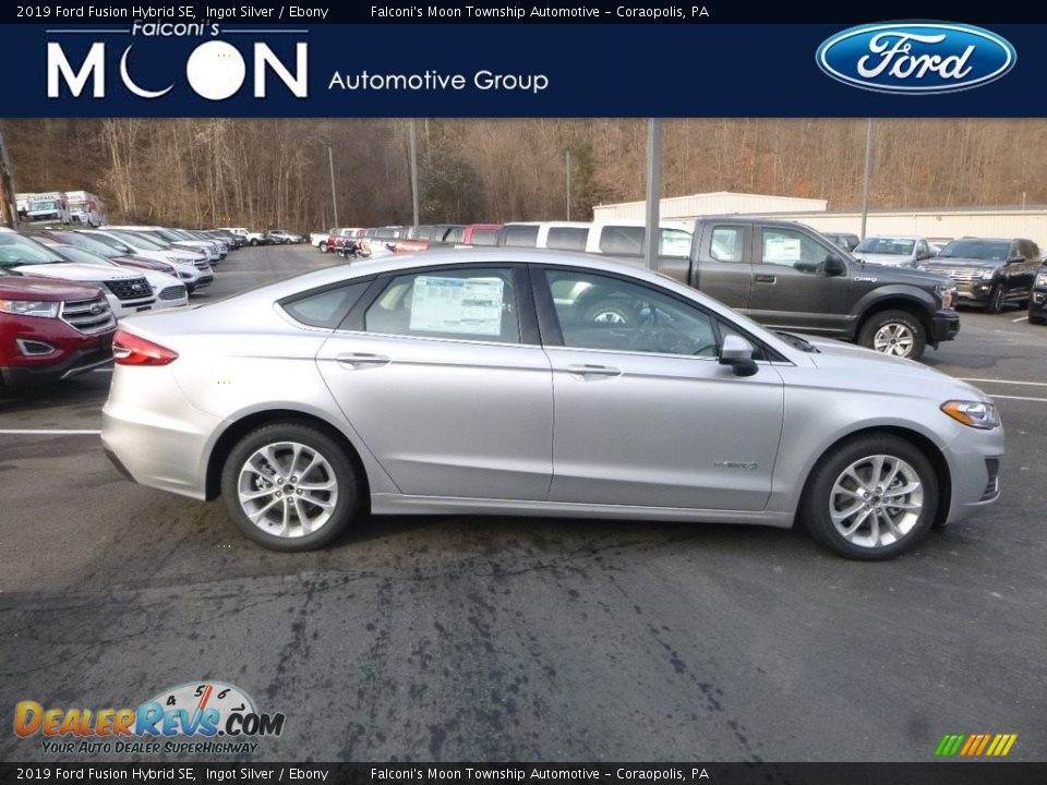 2019 Ford Fusion Hybrid SE Ingot Silver / Ebony Photo #1