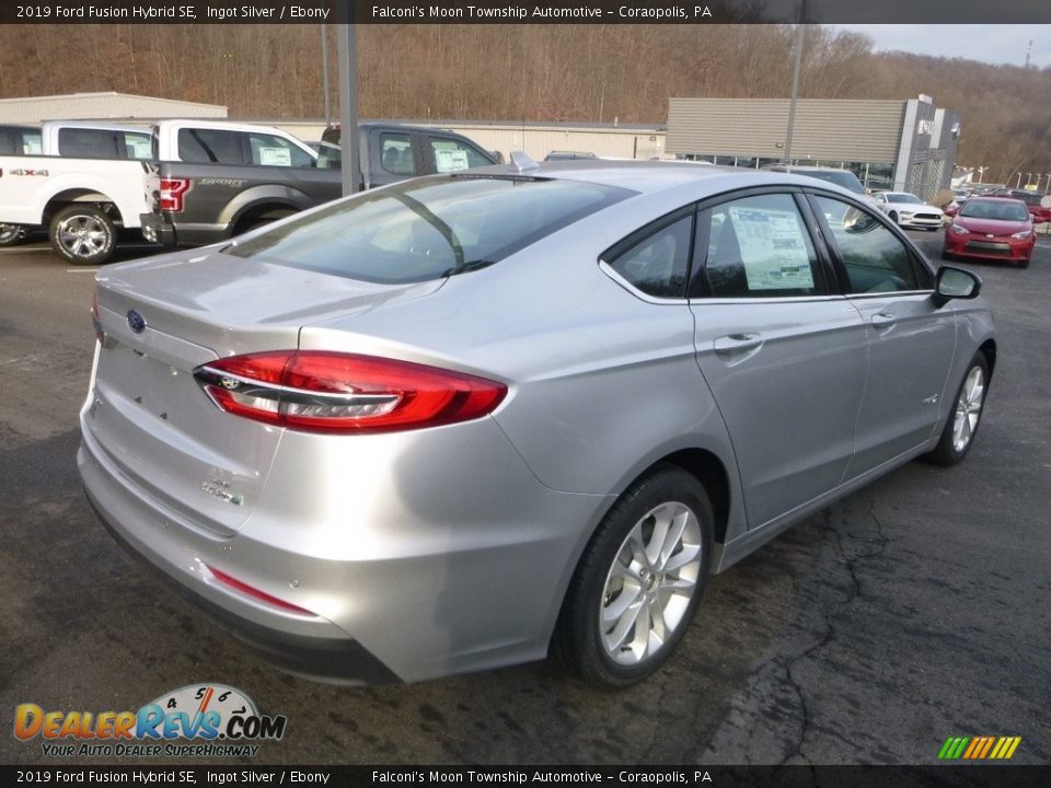 2019 Ford Fusion Hybrid SE Ingot Silver / Ebony Photo #2