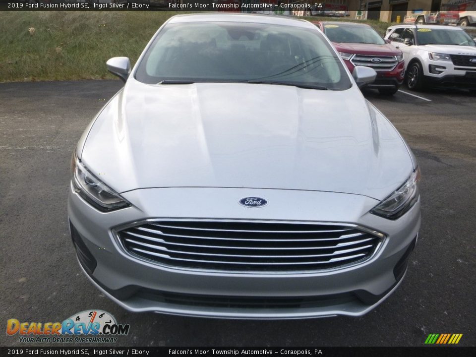 2019 Ford Fusion Hybrid SE Ingot Silver / Ebony Photo #4
