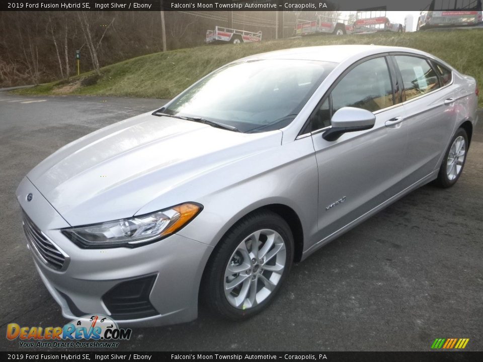 2019 Ford Fusion Hybrid SE Ingot Silver / Ebony Photo #5