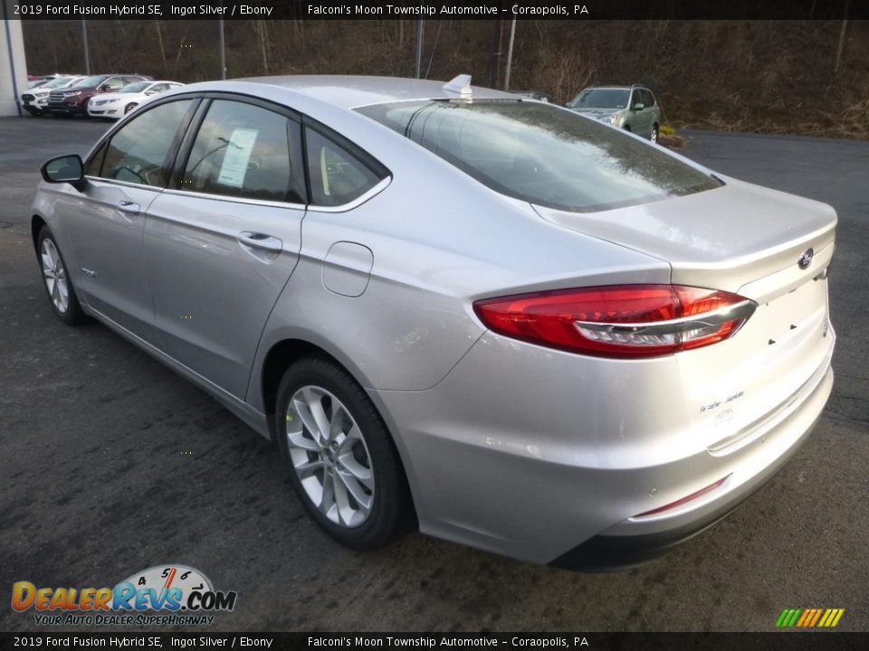 2019 Ford Fusion Hybrid SE Ingot Silver / Ebony Photo #6