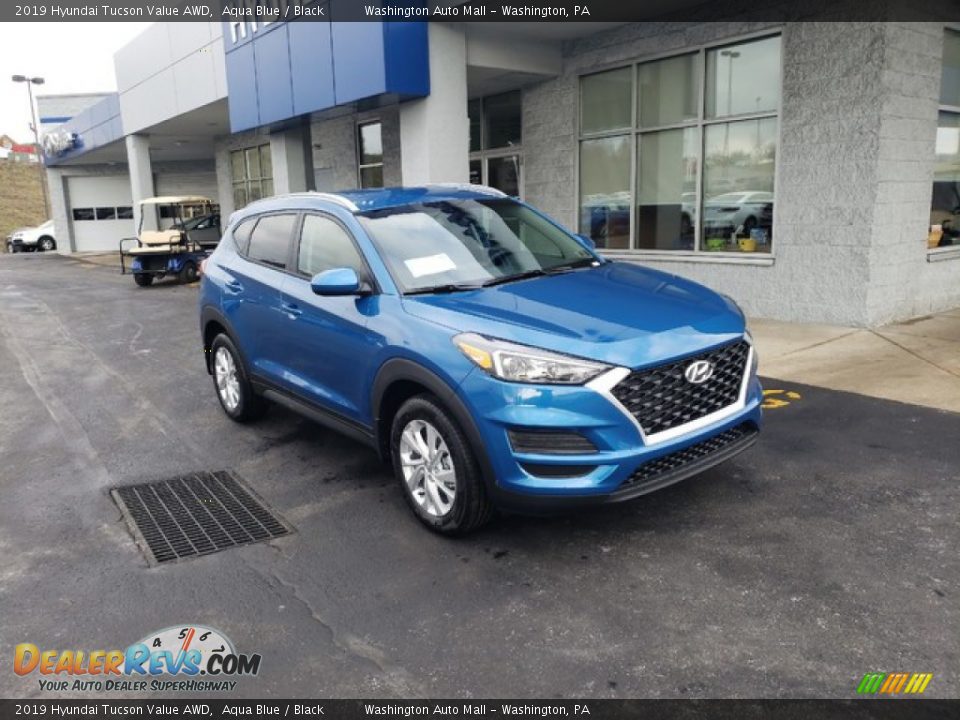 2019 Hyundai Tucson Value AWD Aqua Blue / Black Photo #1