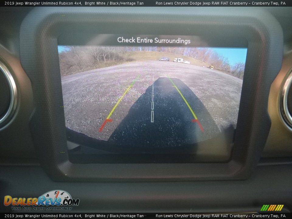 2019 Jeep Wrangler Unlimited Rubicon 4x4 Bright White / Black/Heritage Tan Photo #18
