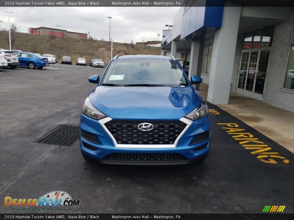 2019 Hyundai Tucson Value AWD Aqua Blue / Black Photo #2