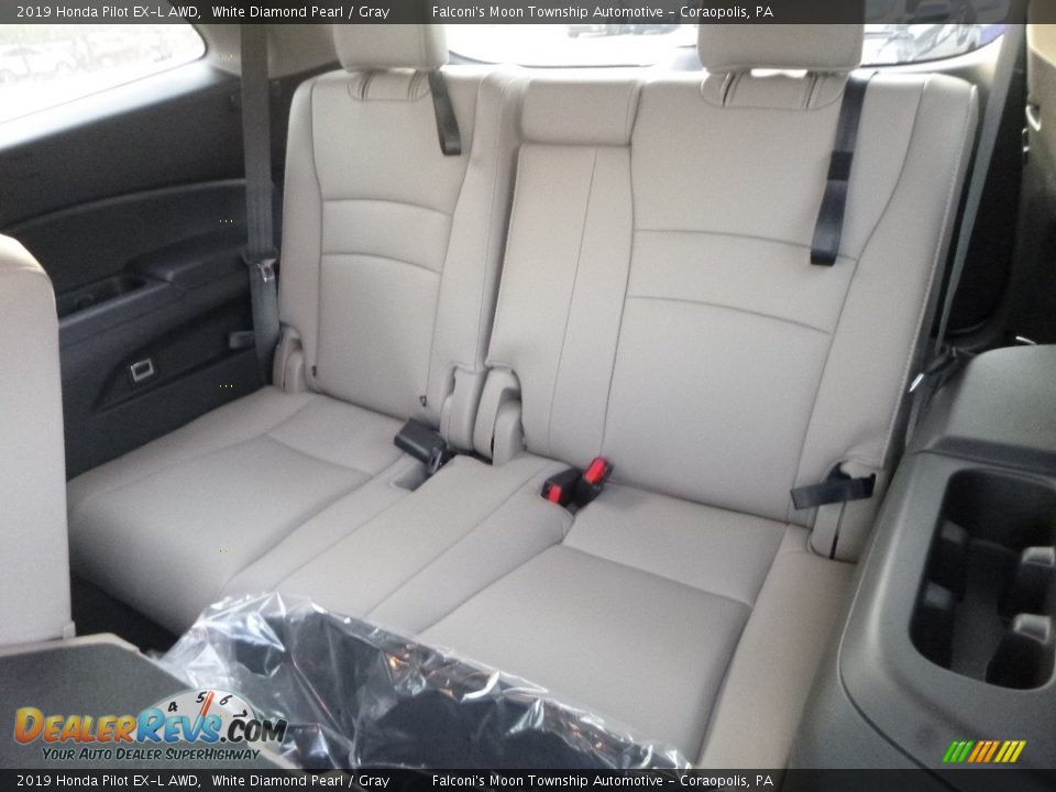 2019 Honda Pilot EX-L AWD White Diamond Pearl / Gray Photo #10