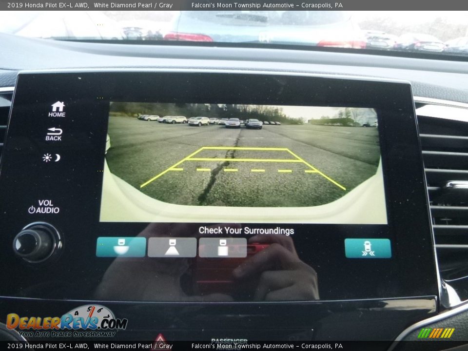 2019 Honda Pilot EX-L AWD White Diamond Pearl / Gray Photo #16