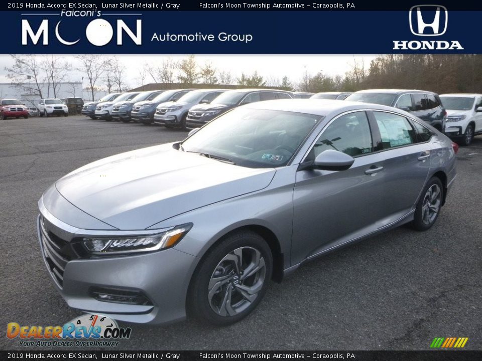 2019 Honda Accord EX Sedan Lunar Silver Metallic / Gray Photo #1
