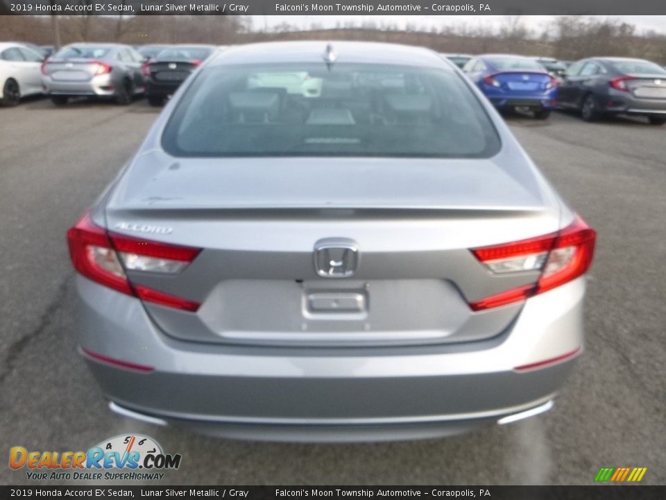 2019 Honda Accord EX Sedan Lunar Silver Metallic / Gray Photo #3