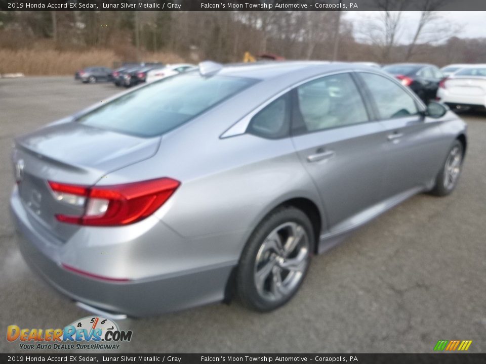 2019 Honda Accord EX Sedan Lunar Silver Metallic / Gray Photo #4