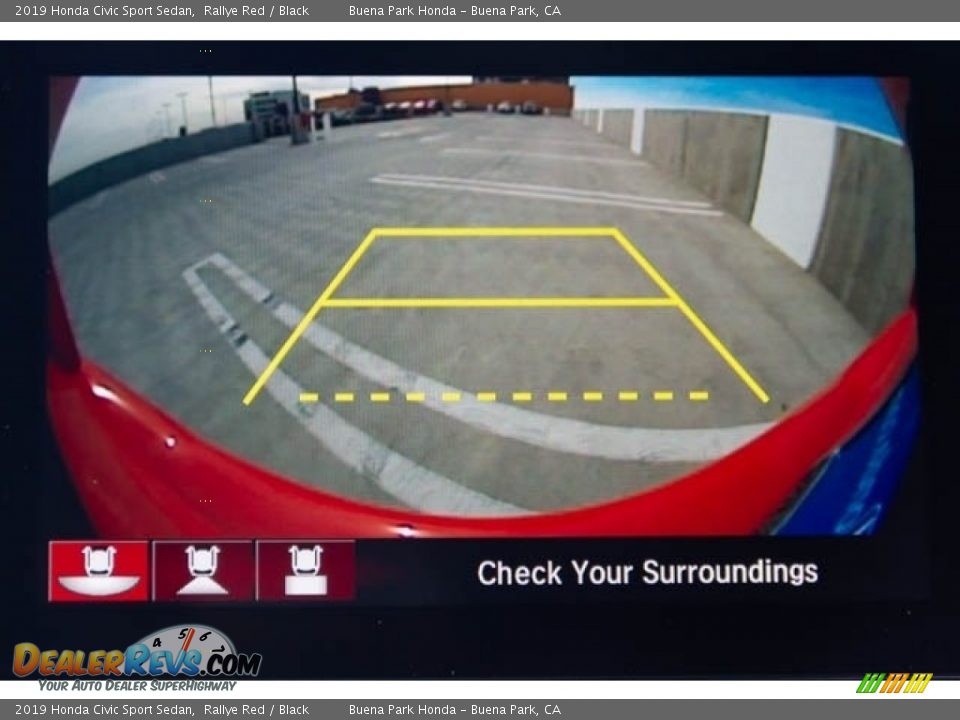2019 Honda Civic Sport Sedan Rallye Red / Black Photo #15