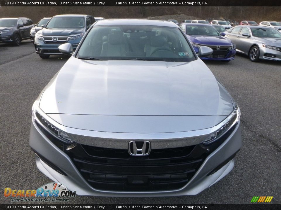2019 Honda Accord EX Sedan Lunar Silver Metallic / Gray Photo #6