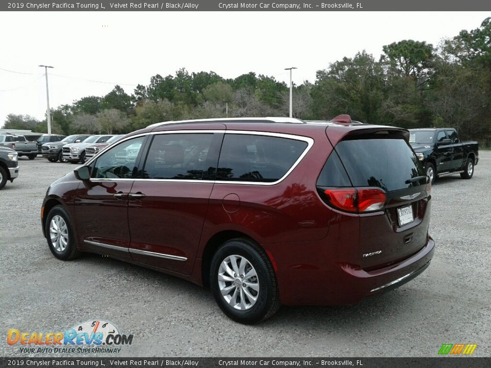 2019 Chrysler Pacifica Touring L Velvet Red Pearl / Black/Alloy Photo #3