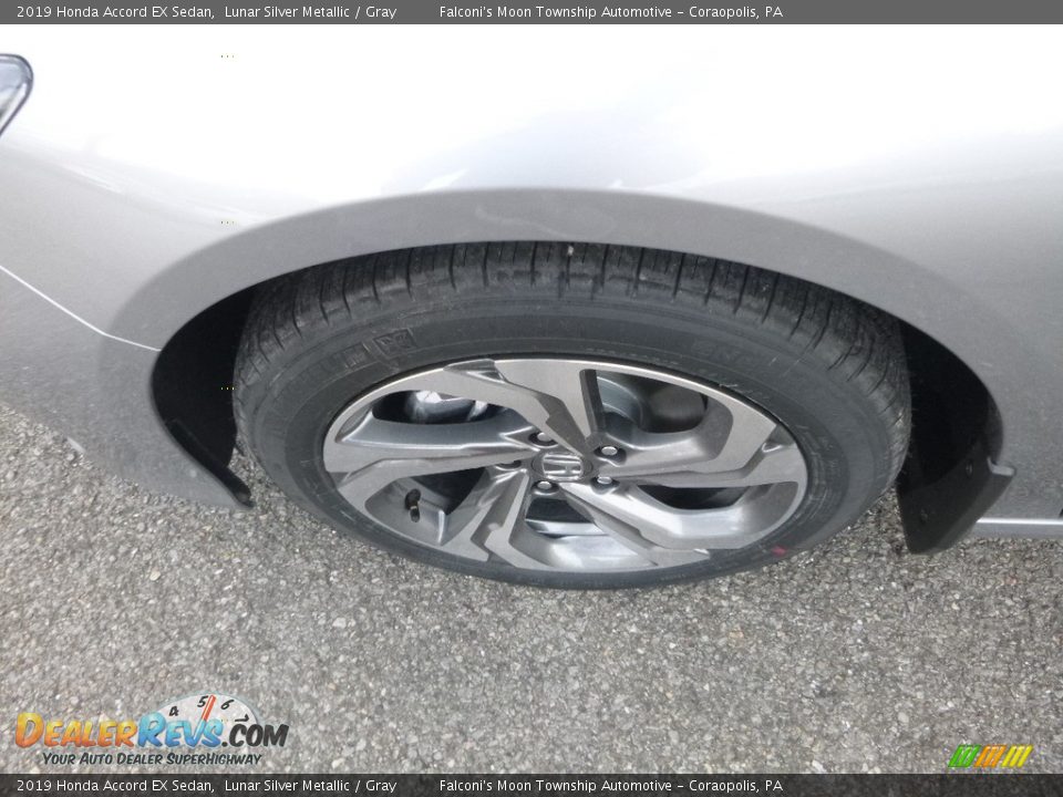 2019 Honda Accord EX Sedan Lunar Silver Metallic / Gray Photo #7