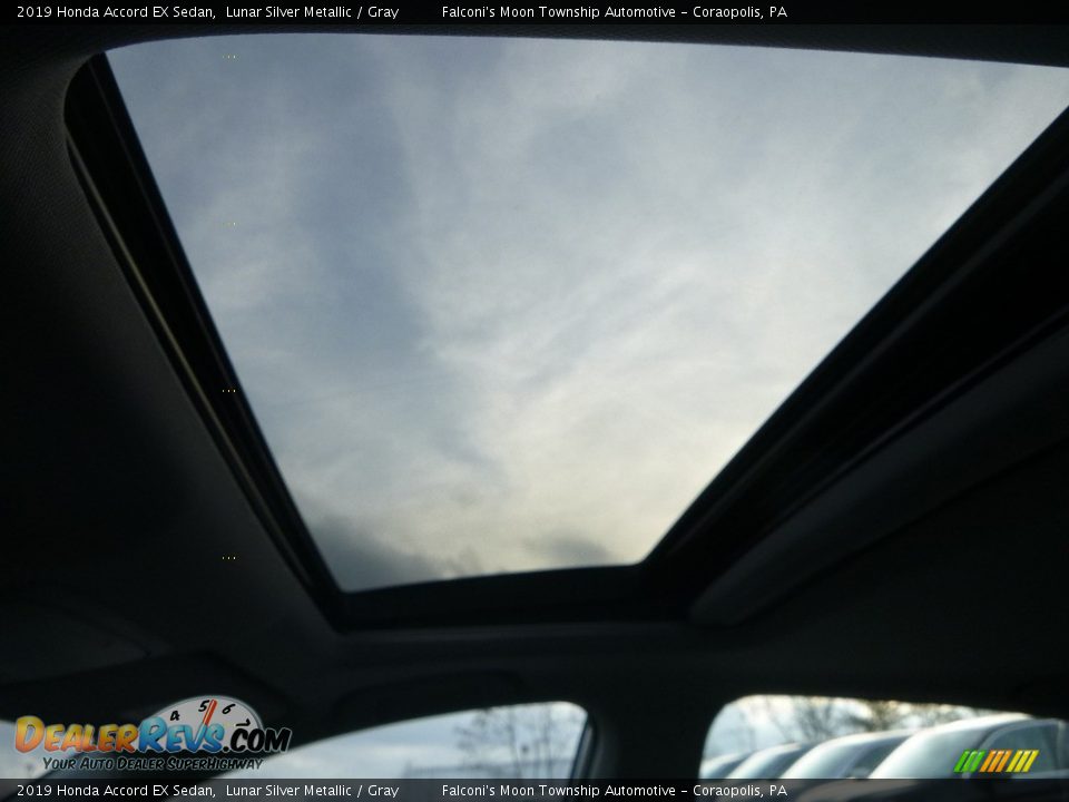 2019 Honda Accord EX Sedan Lunar Silver Metallic / Gray Photo #13