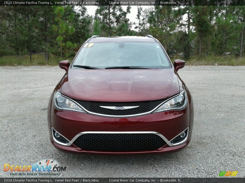 2019 Chrysler Pacifica Touring L Velvet Red Pearl / Black/Alloy Photo #8