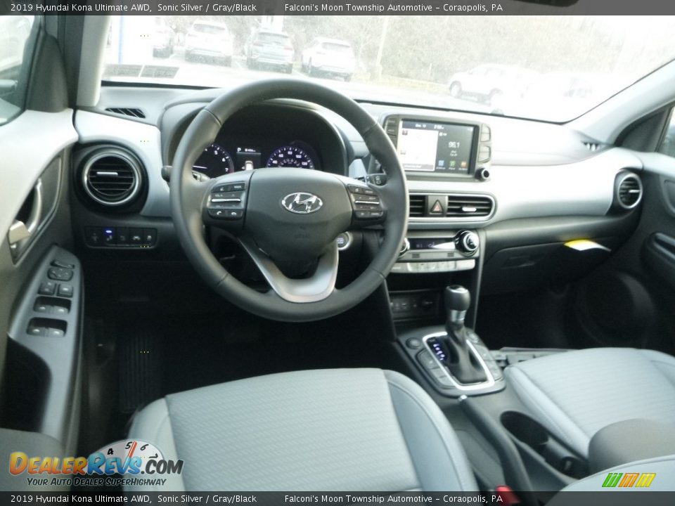 2019 Hyundai Kona Ultimate AWD Sonic Silver / Gray/Black Photo #9