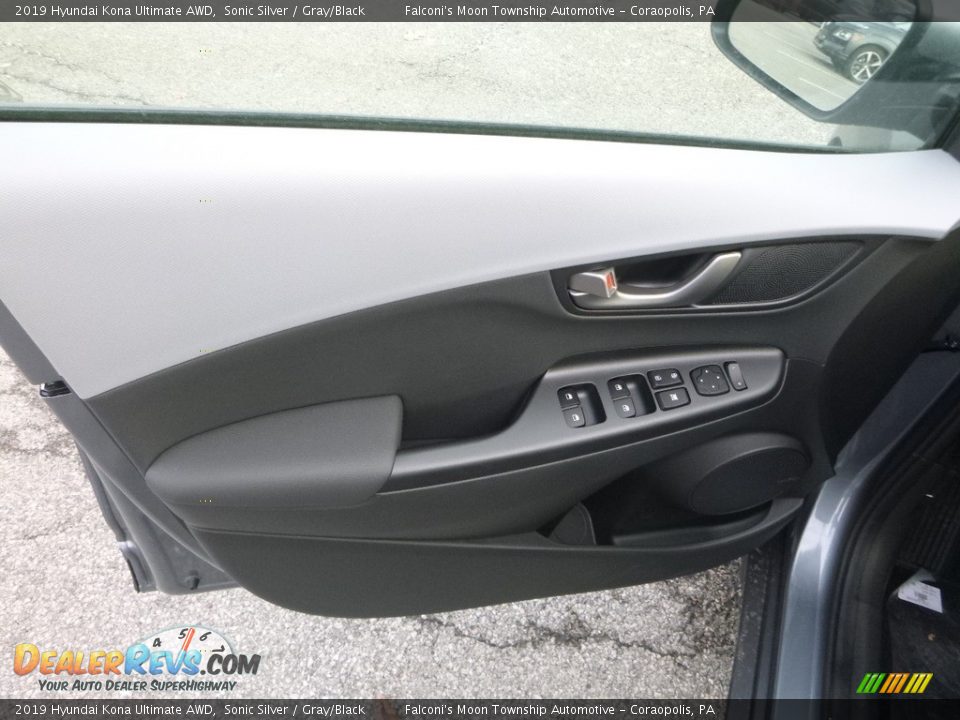 2019 Hyundai Kona Ultimate AWD Sonic Silver / Gray/Black Photo #10