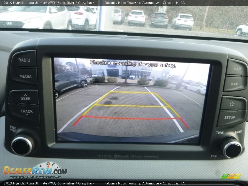 2019 Hyundai Kona Ultimate AWD Sonic Silver / Gray/Black Photo #15