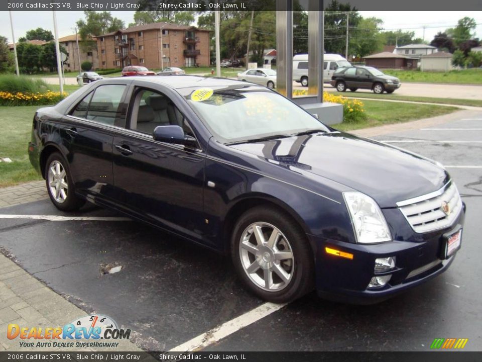 2006 Cadillac STS V8 Blue Chip / Light Gray Photo #3