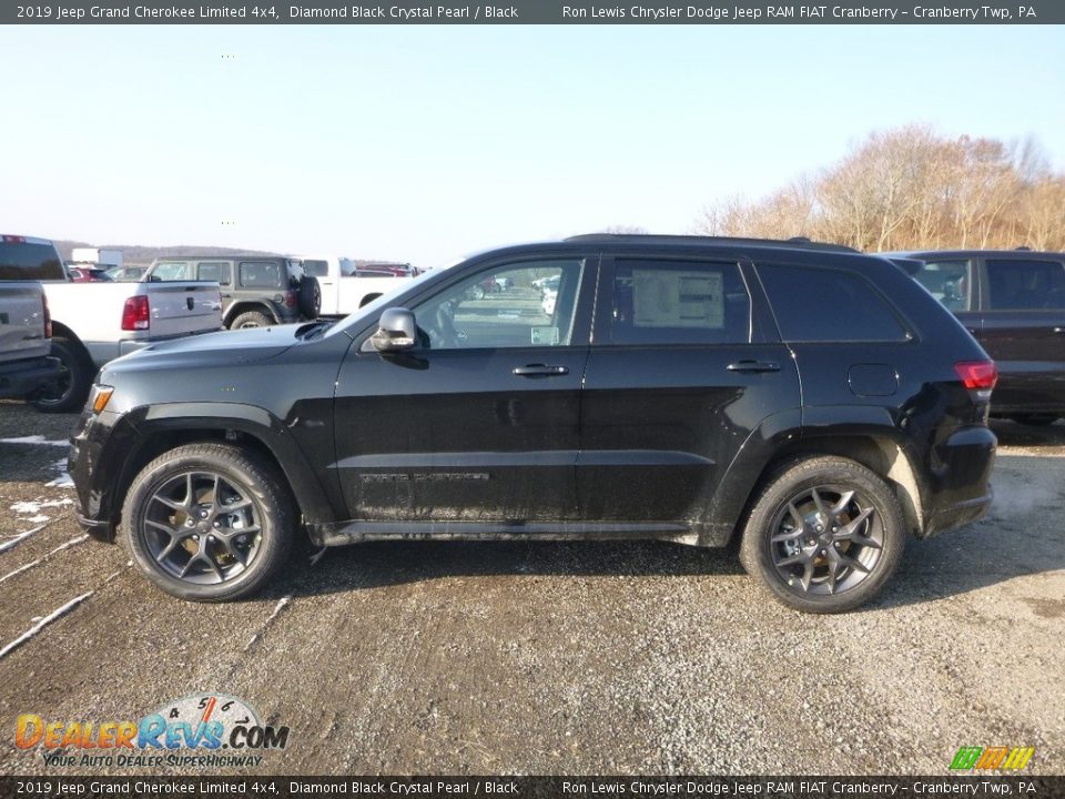 2019 Jeep Grand Cherokee Limited 4x4 Diamond Black Crystal Pearl / Black Photo #2