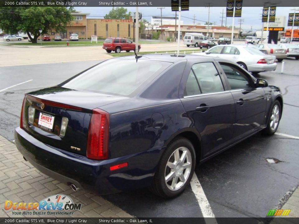 2006 Cadillac STS V8 Blue Chip / Light Gray Photo #4