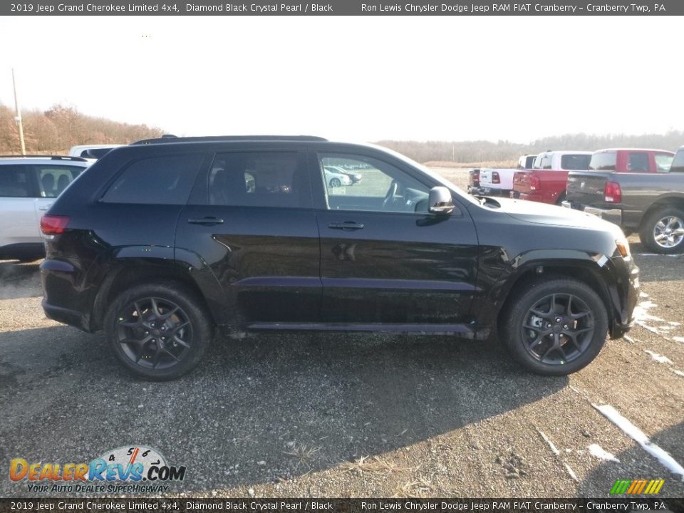 2019 Jeep Grand Cherokee Limited 4x4 Diamond Black Crystal Pearl / Black Photo #6