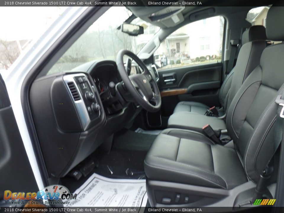 2018 Chevrolet Silverado 1500 LTZ Crew Cab 4x4 Summit White / Jet Black Photo #19