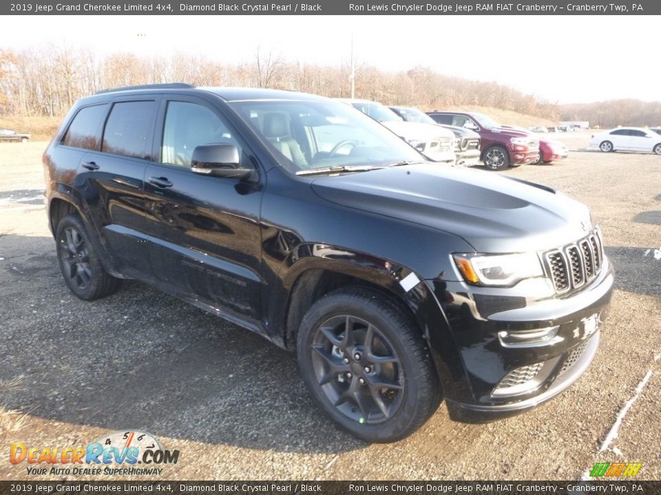 2019 Jeep Grand Cherokee Limited 4x4 Diamond Black Crystal Pearl / Black Photo #7