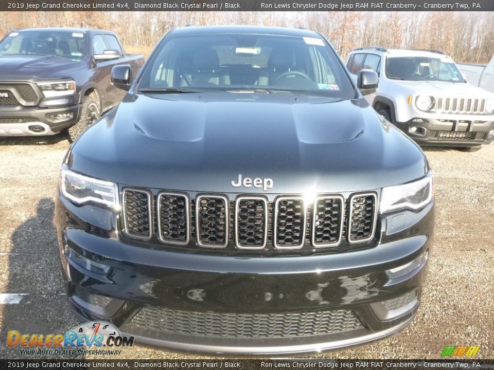 2019 Jeep Grand Cherokee Limited 4x4 Diamond Black Crystal Pearl / Black Photo #8